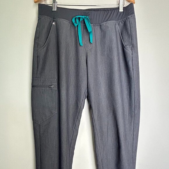 Figs Womens Scrub Pants Zamora Jogger LARGE, Graphite - Picture 1 of 3